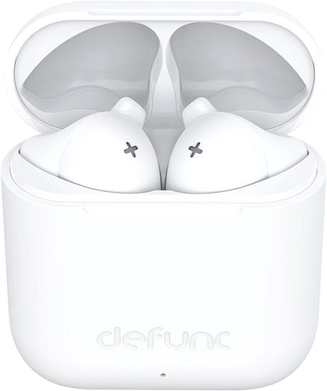 Wireless Headphones DeFunc TRUE GO Slim White Screen