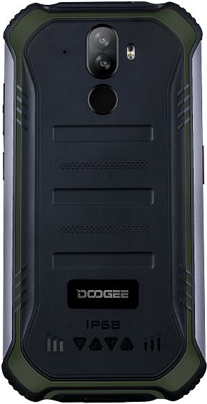 Mobiltelefon Doogee S40 PRO DualSIM zöld Hátoldal