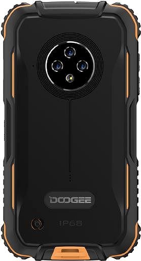 Mobilný telefón Doogee S35T oranžový Zadná strana