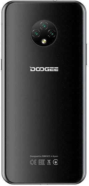 Mobiltelefon Doogee X95 Dual SIM fekete Hátoldal