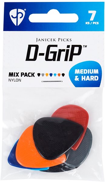 Plektrum D-GRIP Mix Pack Medium-Hard ...