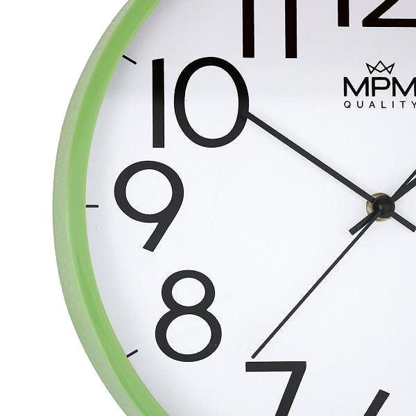 Nástenné hodiny MPM - Nástenné plastové hodiny E01.4188.40 Vlastnosti/technológia
