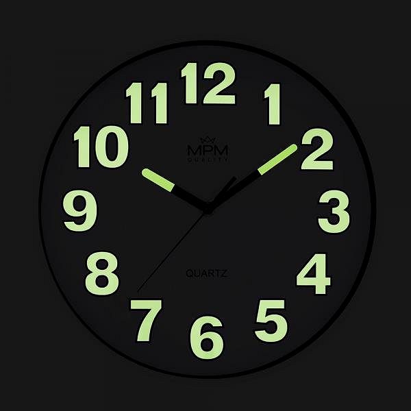Wall Clock MPM Wall plastic clock E01.4185.00 Features/technology