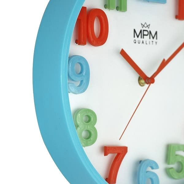 Nástenné hodiny MPM - Nástenné plastové hodiny E01.4186.30 Vlastnosti/technológia