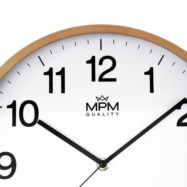 Nástenné hodiny MPM - Nástenné plastové hodiny E01.4187.53 Vlastnosti/technológia