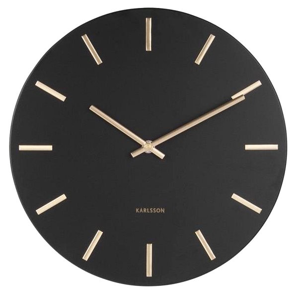 Wall Clock Karlsson KA5821BK Screen