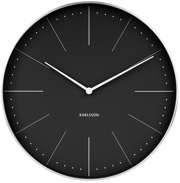Nástěnné hodiny Karlsson  KA5681BK Screen