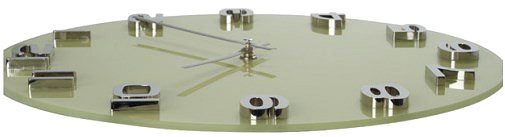 Wall Clock Karlsson 5489YE Lateral view