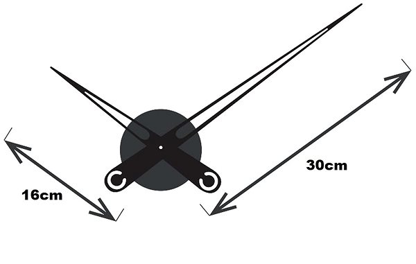 Wall Clock FUTURE TIME FT9620SI Technical draft