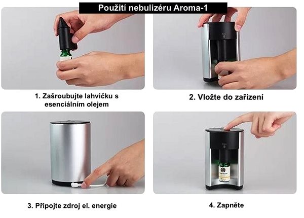 Aroma diffuser DIFÚ Aroma-1 nebulizer and diffuser of fragrant essences .