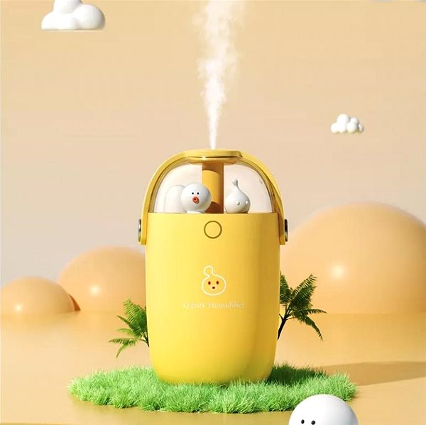 Aroma diffuser DIFÚ Cute-1 cute humidifier with aroma diffuser, yellow .