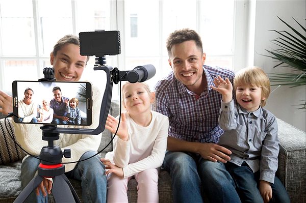 Phone Holder Digipower Superstar Vlogging Kit with Remote Lifestyle