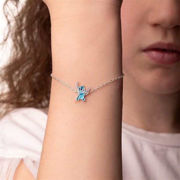 Disney Children's Bracelet Lilo & Stitch Silver BS00094SL-65.CS (Ag 925/1000, 1.26g).