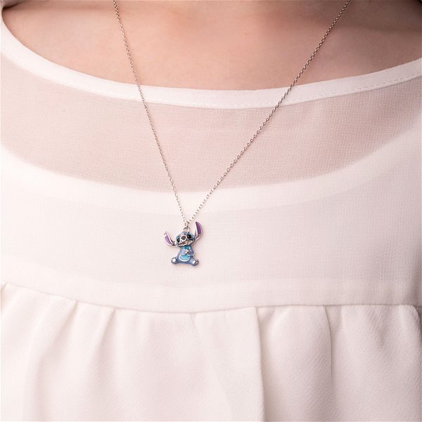 Disney Children's Necklace Lilo & Stitch Silver CS00028SRHL-P.CS (Ag 925/1000, 4.94g).