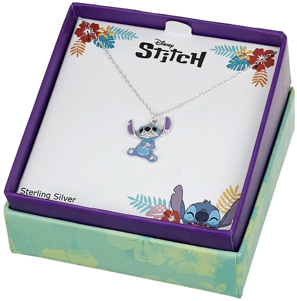 Disney Children's Necklace Lilo & Stitch Silver CS00028SRHL-P.CS (Ag 925/1000, 4.94g).