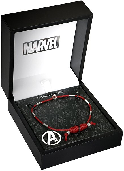 Disney Children's Bracelet with Marvel Avengers Symbol, Textile, BS00069RNRL.CS.