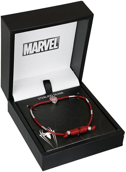 Disney Children's Spider-Man Marvel Textile Bracelet BS00070RNRL.CS