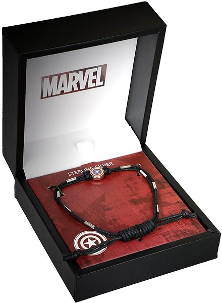 Disney Unisex Bracelet Captain America Marvel Textile BS00089RL.CS.