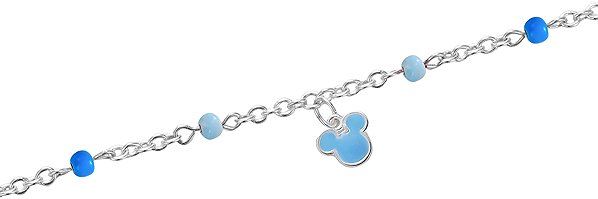 Disney Children's Bracelet Mini Minnie Silver BS00103SL-47.CS (Ag 925/1000, 1.4g).