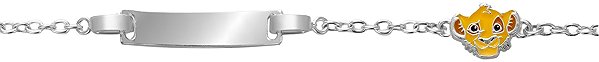 Disney Children's Mini Lion King Silver Bracelet BS00100SL-47.CS (Ag 925/1000, 1.69g).