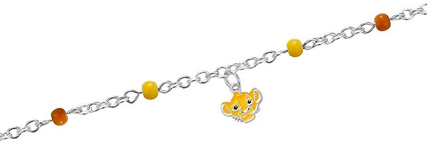 Disney Children's Mini Lion King Silver Bracelet BS00105SL-47.CS (Ag 925/1000, 1.4g).