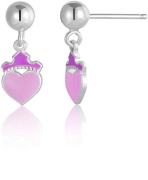 Disney Children's Mini Princess Silver Earrings ES00108SL.CS (Ag 925/1000, 0.98g).