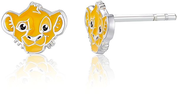Disney children's mini Lion King silver earrings ES00115SL.CS (Ag 925/1000, 0.83g).