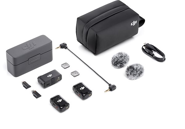 Microphone DJI Mic 2 (2 TX + 1 RX + Charging Case) ...