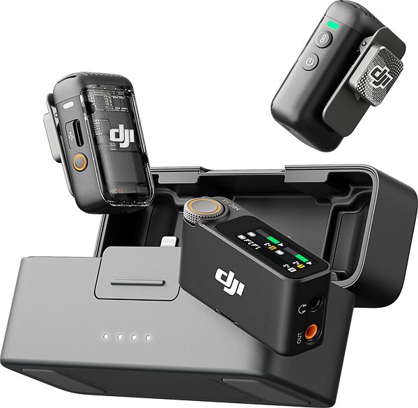 Microphone DJI Mic 2 (2 TX + 1 RX + Charging Case) ...