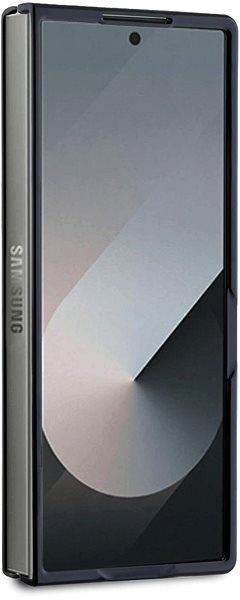 Handyhülle DKNY PU Leather Repeat Pattern Stack Logo MagSafe Back Cover für das Samsung Galaxy Z Fold6 Black ...