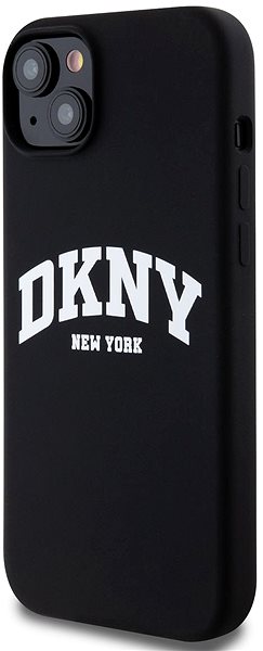 Kryt na mobil DKNY Liquid Silicone Arch Logo MagSafe Zadný Kryt na iPhone 15 Plus Black ...