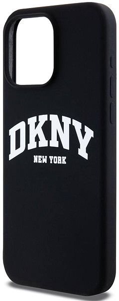 Handyhülle DKNY Liquid Silicone Arch Logo MagSafe Backcover für iPhone 15 Pro Max Black ...