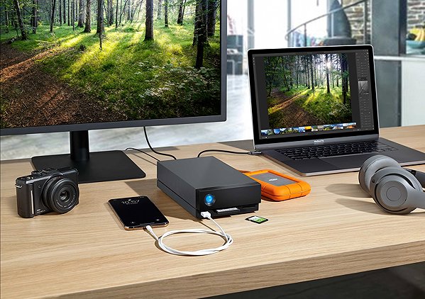 External Hard Drive LaCie 1big Dock Thunderbolt 3 8TB Lifestyle