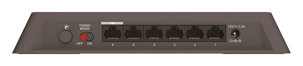 Switch D-Link DMS-106XT Anschlussmöglichkeiten (Ports)