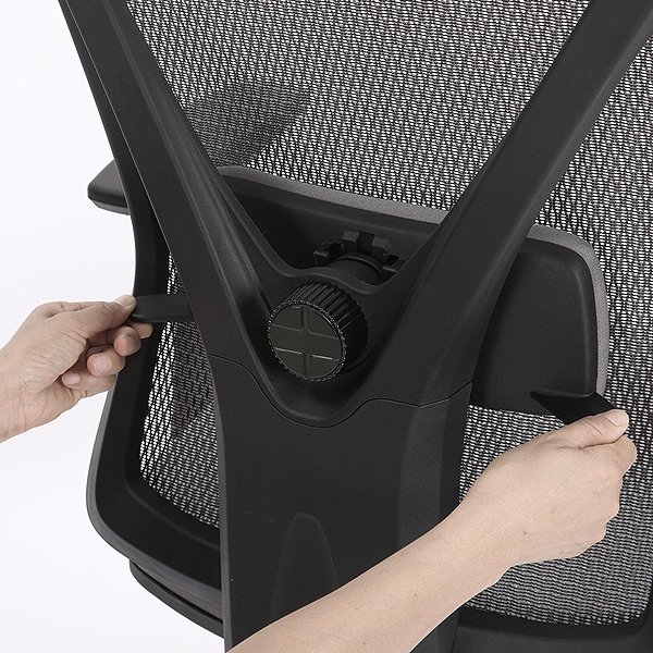 Office Chair DELSO Kolinn black with higher piston ...