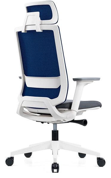 Kancelárska stolička DALENOR Meteor X, ergonomická, sieťovina, modrá ...