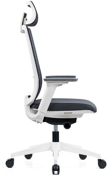 Kancelárska stolička DALENOR Meteor X, ergonomická, sieťovina, sivá ...