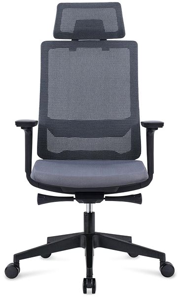 Kancelárska stolička DALENOR Meteor, ergonomická, sieťovina, sivá ...