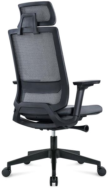 Kancelárska stolička DALENOR Meteor, ergonomická, sieťovina, sivá ...
