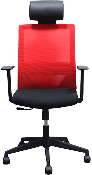 Kancelárska stolička DALENOR Berry HB, textil, červená ...
