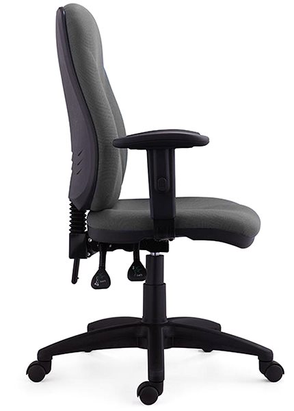 Kancelárska stolička DALENOR Bristil, textil, sivá ...