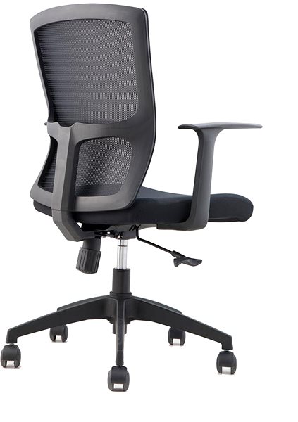 Kancelárska stolička DALENOR Siena, čierna – 2 stoličky v balení ...