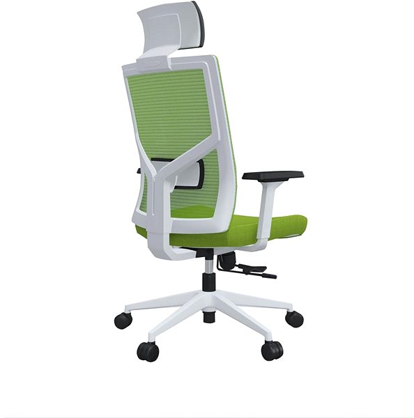 Kancelárska stolička DALENOR Snow HB, textil, zelená ...