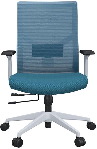 Kancelárska stolička DALENOR Snow W, textil, modrá ...