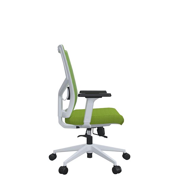 Kancelárska stolička DALENOR Snow W, textil, zelená ...