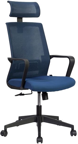 Irodai fotel DALENOR Smart HB, textil, kék ...