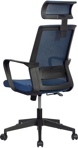 Irodai fotel DALENOR Smart HB, textil, kék ...