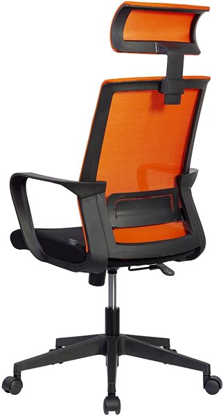 Irodai fotel DALENOR Smart HB, textil, narancssárga ...