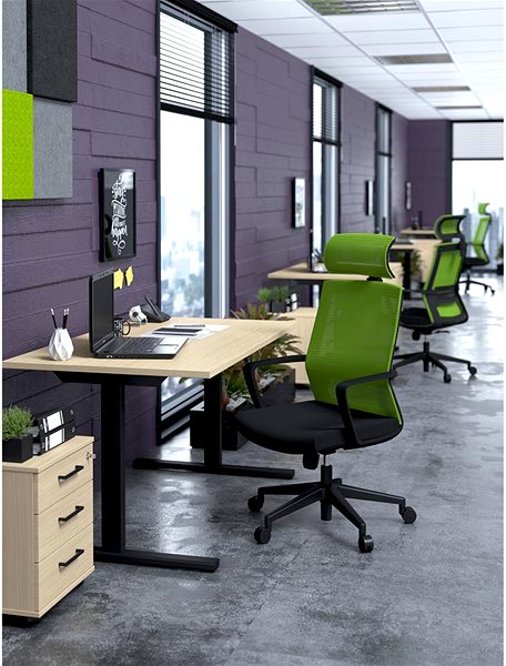 Bürosessel DALENOR Smart HB, Textil, grün ...
