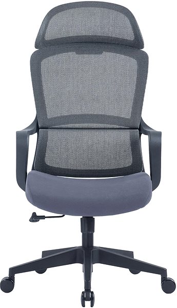 Kancelárska stolička DALENOR Best HB, textil, sivá/sivá ...